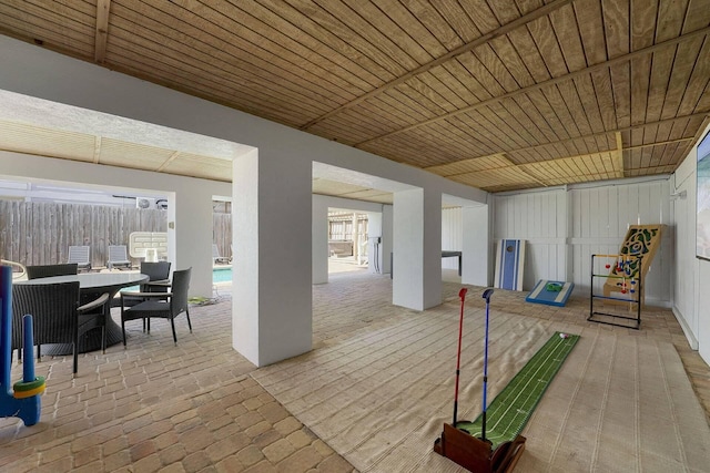 330 Tang O Mar Dr, Destin, FL 32550 - below grade area with brick flooring