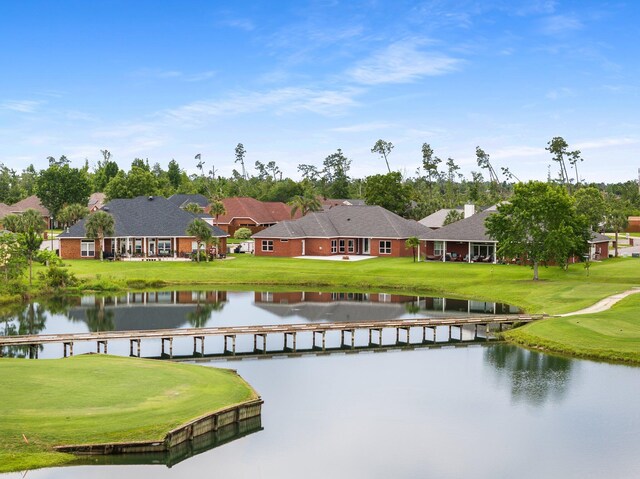 203 Landings Dr, Lynn Haven, FL 32444 - water view featuring a local golf course and nearby suburban area