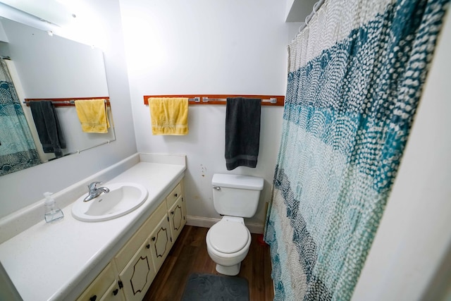 74 8th St, Shalimar, FL 32579 - full bath with wood finished floors and vanity