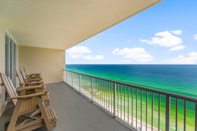 17281 Front Beach Rd Unit 1206, Panama City Beach, FL 32413 - balcony with view of water and beach