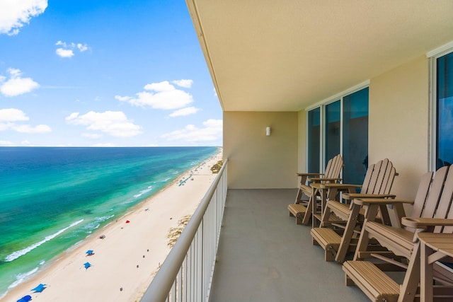 17281 Front Beach Rd Unit 1206, Panama City Beach, FL 32413 - balcony with view of water and beach