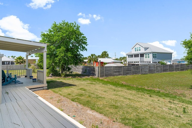 413 Colorado Dr, Mexico Beach, FL 32456 - view of yard with a deck