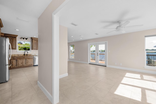 411-A Cobia Ave, Fort Walton Beach, FL 32548 - unfurnished room with a ceiling fan and light tile patterned floors