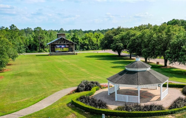 629 Earl Godwin Rd, Freeport, FL 32439 - view of property's community with a gazebo and a lawn
