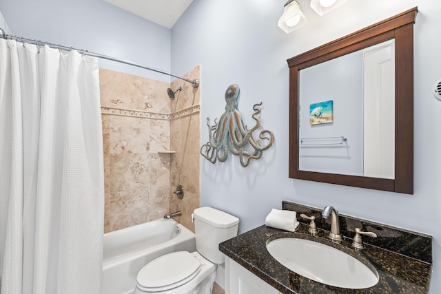 2350 W County Highway 30a Unit 2, Santa Rosa Beach, FL 32459 - full bath with vanity, shower / bath combo, and toilet