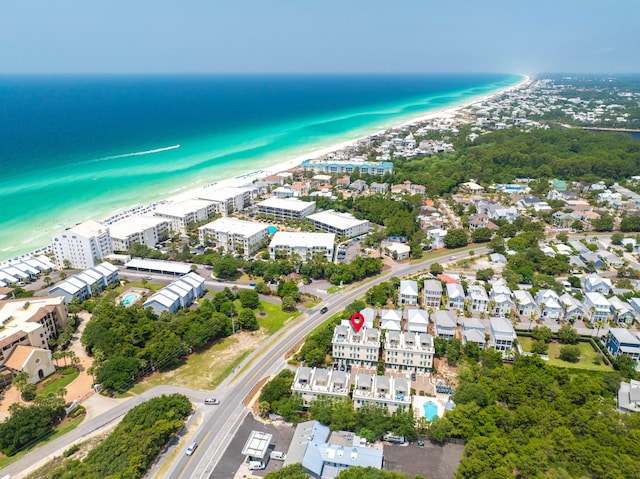 2350 W County Highway 30a Unit 2, Santa Rosa Beach, FL 32459 - drone / aerial view of waterfront with a beach