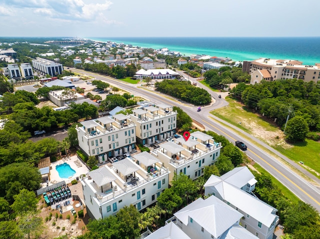 2350 W County Highway 30a Unit 2, Santa Rosa Beach, FL 32459 - aerial view of a large body of water and a pool