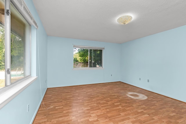 19 Bayview Dr, Shalimar, FL 32579 - empty room featuring light wood-style flooring and a textured ceiling