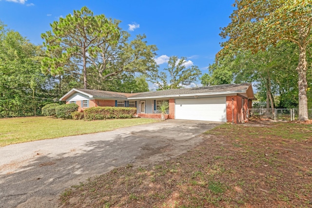19 Bayview Dr, Shalimar, FL 32579 - view of front of house with brick siding, concrete driveway, and an attached garage