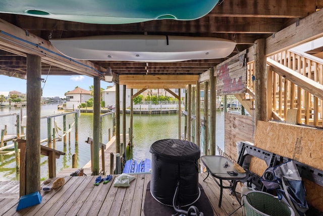 113 Durango Rd, Destin, FL 32541 - dock with boat lift and a water view