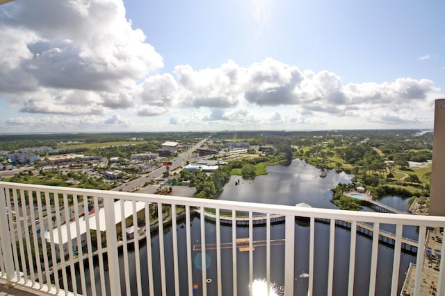 9902 S Thomas Dr Unit 1828, Panama City Beach, FL 32408 - balcony with a water view