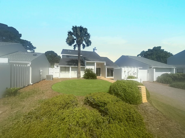 458 Linkside Pl, Miramar Beach, FL 32550 - view of front of house with central air condition unit