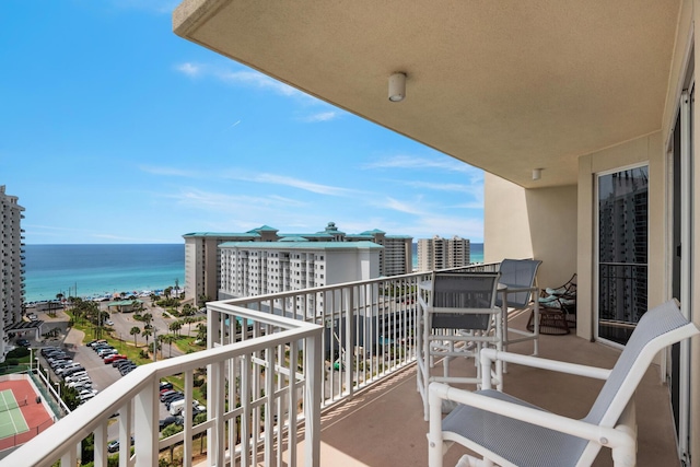 112 Seascape Dr Unit 1201, Miramar Beach, FL 32550 - balcony featuring a water view