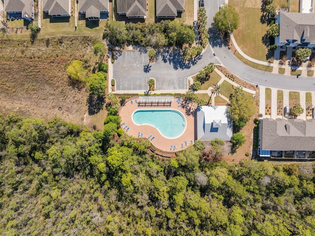 233 Sand Oak Blvd, Panama City Beach, FL 32413 - aerial view of residential area featuring a pool