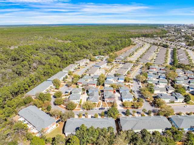 233 Sand Oak Blvd, Panama City Beach, FL 32413 - aerial overview of property's location featuring a forest and nearby suburban area
