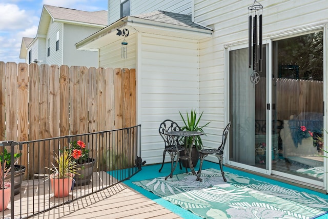 6922 Sea Turtle Cir, Navarre, FL 32566 - view of wooden terrace
