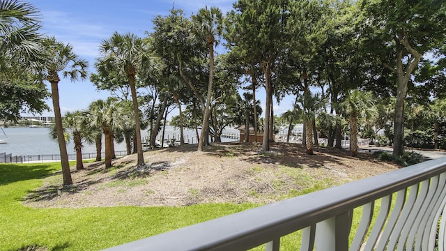 113 SE Brooks St Unit 204, Fort Walton Beach, FL 32548 - view of yard featuring a water view and a balcony