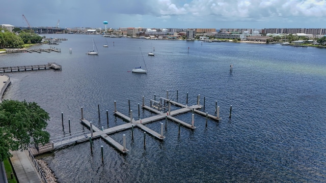 113 SE Brooks St Unit 204, Fort Walton Beach, FL 32548 - water view with a dock