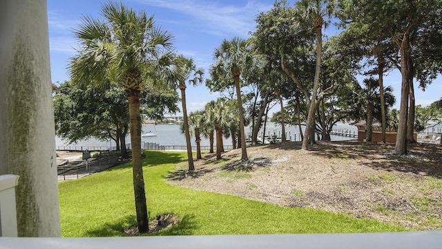 113 SE Brooks St Unit 204, Fort Walton Beach, FL 32548 - view of yard featuring a water view