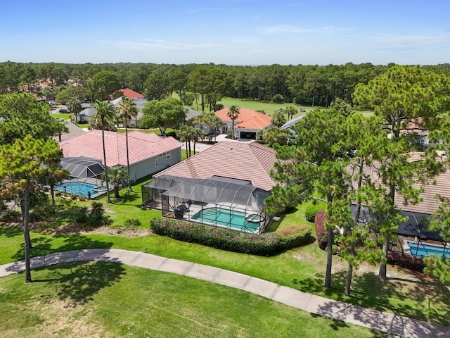 527 Indigo Loop, Miramar Beach, FL 32550 - aerial view of residential area with a pool area