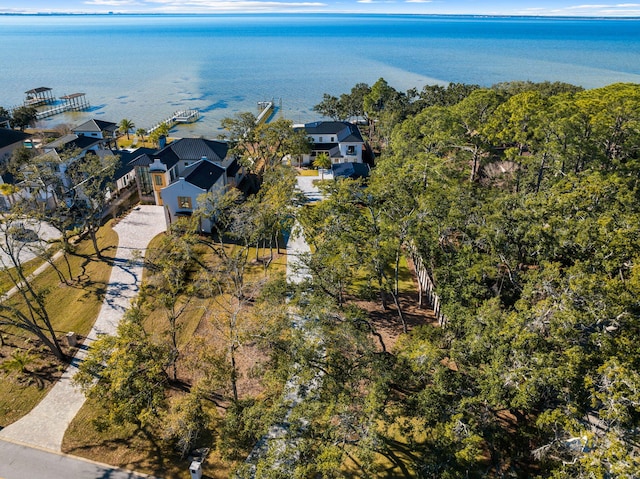 253 Driftwood Point Rd, Santa Rosa Beach, FL 32459 - aerial perspective of suburban area featuring a nearby body of water