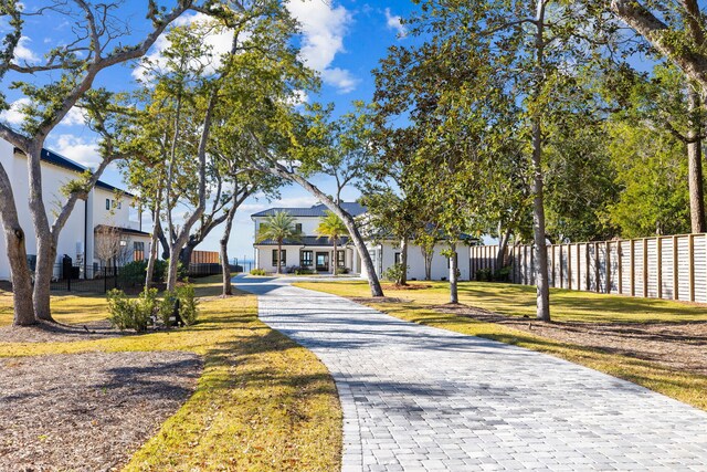 253 Driftwood Point Rd, Santa Rosa Beach, FL 32459 - view of front of home featuring decorative driveway