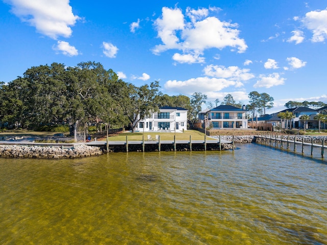 253 Driftwood Point Rd, Santa Rosa Beach, FL 32459 - dock area with a water view