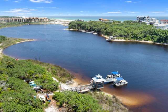 1653 W County Highway 30a Unit 1119, Santa Rosa Beach, FL 32459 - bird's eye view of a nearby body of water