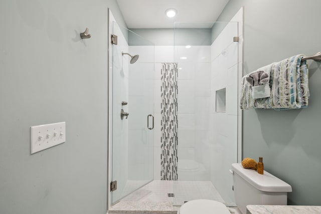 38 Constant Ave, Santa Rosa Beach, FL 32459 - bathroom featuring toilet and a shower stall