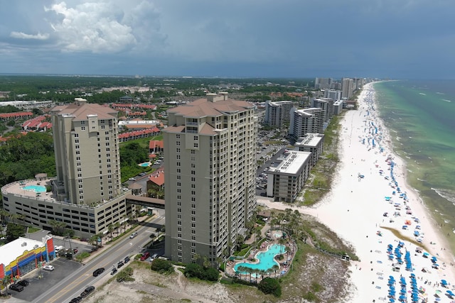 11807 Front Beach Rd Unit 1- 2204, Panama City Beach, FL 32407 - drone / aerial view of expansive beach and a pool