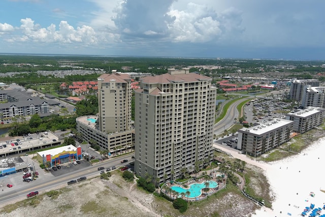 11807 Front Beach Rd Unit 1- 2204, Panama City Beach, FL 32407 - drone / aerial view of a pool area and a large body of water