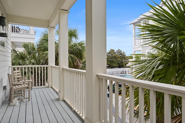 14 The Heron Cv, Inlet Beach, FL 32461 - view of wooden deck