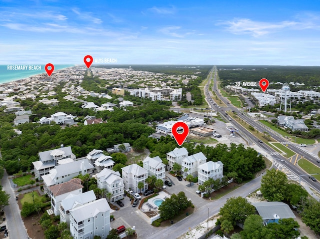 14 The Heron Cv, Inlet Beach, FL 32461 - aerial view of a highway and a large body of water