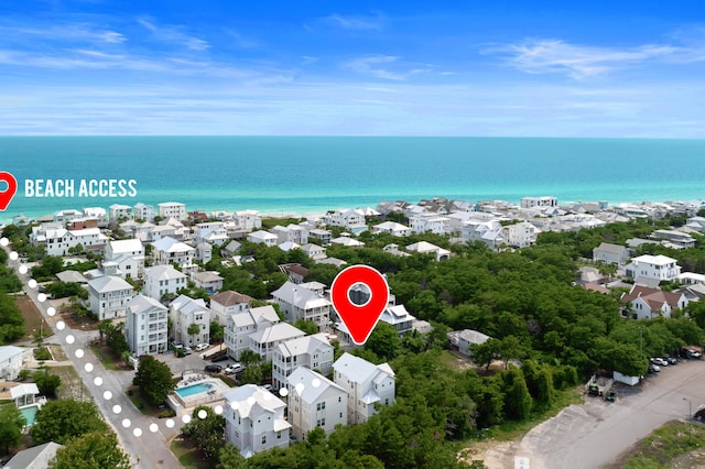 14 The Heron Cv, Inlet Beach, FL 32461 - aerial view of residential area with a nearby body of water