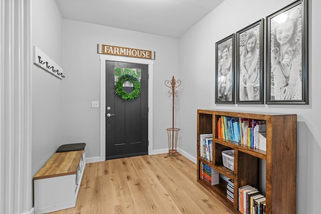319 Key Lime Pl, Crestview, FL 32536 - entrance foyer with light wood-style flooring and baseboards