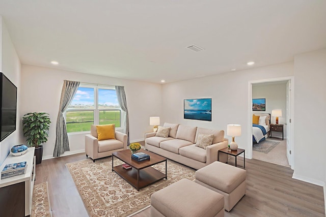 4652 Honor Guard Way, Crestview, FL 32539 - living room with wood finished floors and recessed lighting