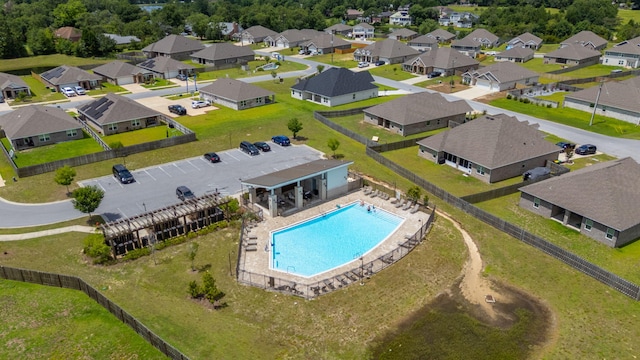 4652 Honor Guard Way, Crestview, FL 32539 - aerial view of a pool