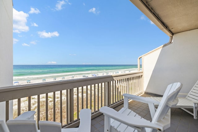 23011 Front Beach Rd Unit E-20, Panama City Beach, FL 32413 - balcony with view of water and beach