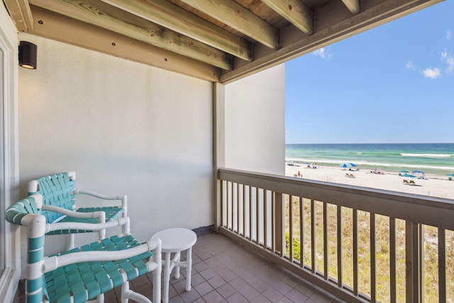 23011 Front Beach Rd Unit E-20, Panama City Beach, FL 32413 - balcony with view of water and beach