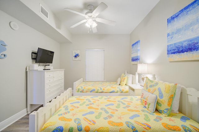 112 Seascape Blvd Unit 210, Miramar Beach, FL 32550 - bedroom featuring wood finished floors and ceiling fan