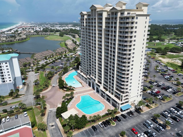 112 Seascape Blvd Unit 210, Miramar Beach, FL 32550 - view of property location with a pool and a large body of water