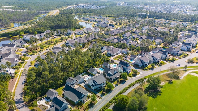 339 Pathways Dr, Inlet Beach, FL 32461 - aerial view of property and surrounding area featuring nearby suburban area and a nearby body of water