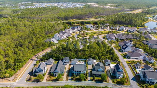 339 Pathways Dr, Inlet Beach, FL 32461 - aerial perspective of suburban area with a forest