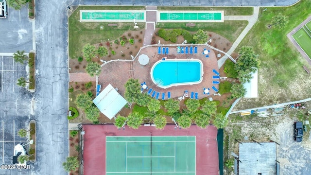 23223 Front Beach Rd # 335, Panama City Beach, FL 32413 - aerial view of a pool
