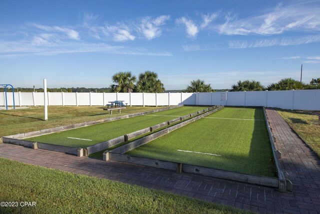 23223 Front Beach Rd # 335, Panama City Beach, FL 32413 - view of community with a bocce ball area