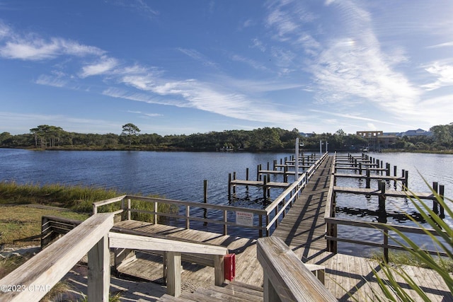 23223 Front Beach Rd # 335, Panama City Beach, FL 32413 - dock featuring a water view