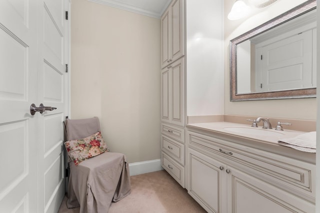 619 Pitts Bayshore Dr, Freeport, FL 32439 - bathroom with vanity and baseboards