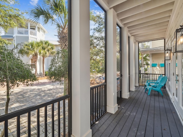 221 Seacrest Beach Blvd E, Seacrest, FL 32461 - view of unfurnished sunroom