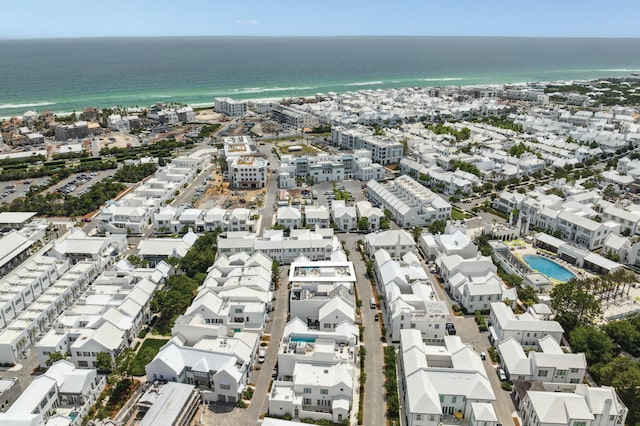36 Caliza Ln, Inlet Beach, FL 32461 - aerial view of property and surrounding area featuring a large body of water