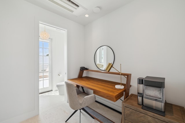 36 Caliza Ln, Inlet Beach, FL 32461 - office with recessed lighting